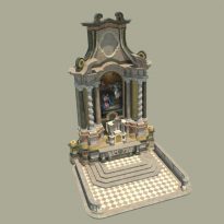 Frančiškani - Glavni oltar render 5.0