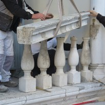 Demontaža balustrade